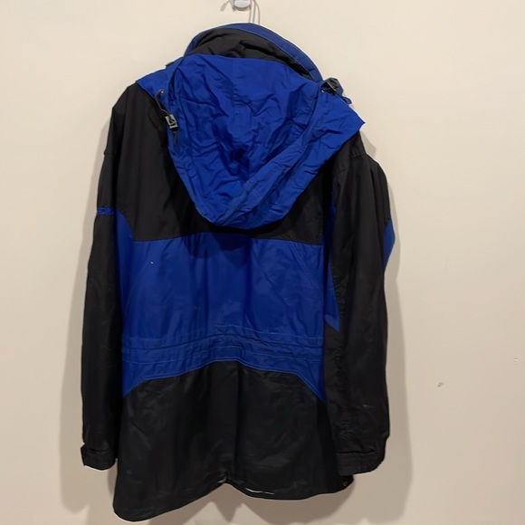 Edelweiss Ski Jacket Backbowl Mens Medium Blue and Black. - Picture 9 of 9